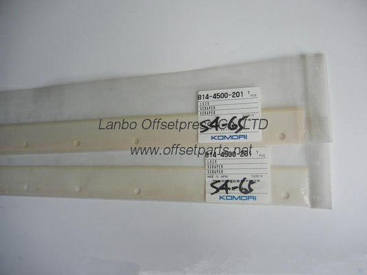 komori LS29 machine  wash up blade 814-4500-201 ,820x35x1.0mm  , 11 holes for komori