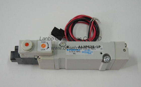 frontal DC 24V A12PS25-1P cylinder valve , komori original spare parts 3Z0-8102-890