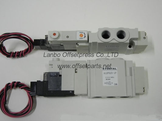 frontal  DC 24V A12FS25-1P  cylinder valve, high quality komori original spare parts for komori LS machine
