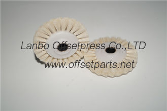 good quality white brush  wheel 58x10x16 mm for offset printing machine