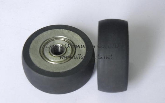 444-1296-004 , 374-1454-400 , 764-1305-300 komori Feeder platen roller , press the paper round 35x14 mm