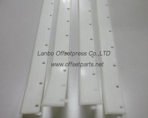 komori L-26 machine wash up blade , 715x50x5mm  , diameter10mmx10 holes
