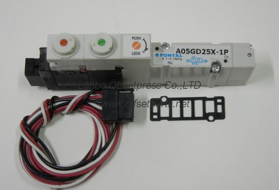 frontal DC 24V A05GD25X-1P cylinder valve ,komori original spare parts for komori LS machine