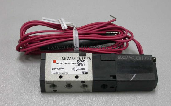 pneumatic valve SMC AC 220V  VZ3120-2GS-M5-X129 , high quality komori original cylinder valve K3Z0-8101-360