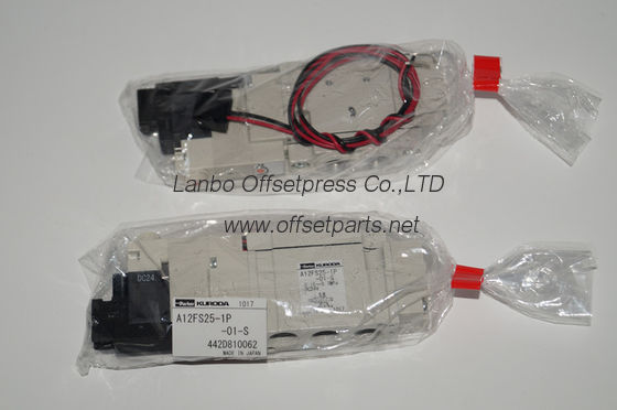 komori solenoid valve , A12FS25-1P , magnetic valve spare part for printer machine