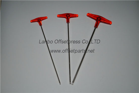 good quality T type spanner , length 430 /410 / 400 mm for offset printing machine