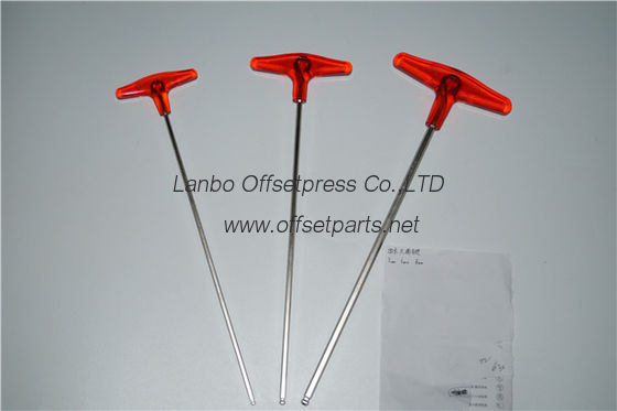 good quality T type spanner , length 430 /410 / 400 mm for offset printing machine