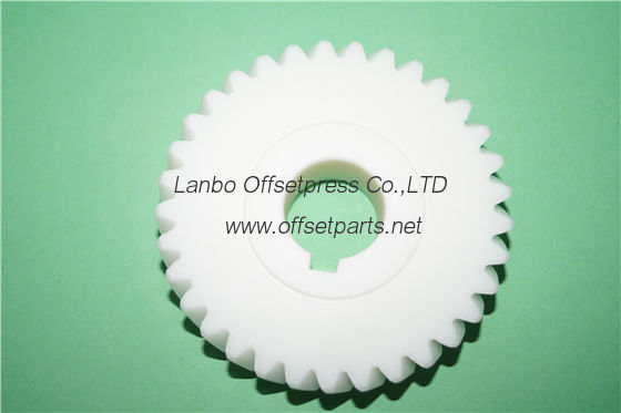 good quality cheap white rubber gear for offset printing machine