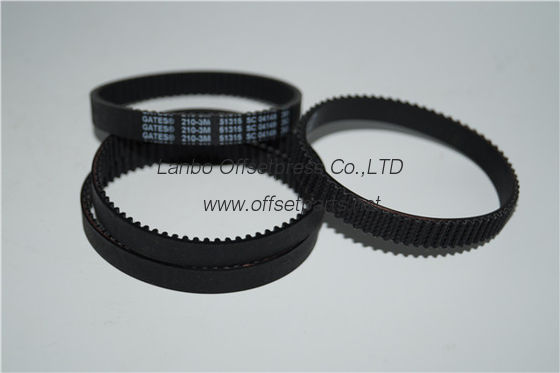Gates 210HTD3M-9MM,Roller drive belts V tip type for offset printing machine