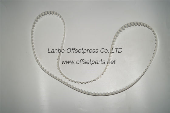 good quality white color toothed belt 00.580.3343 for offset printing machine