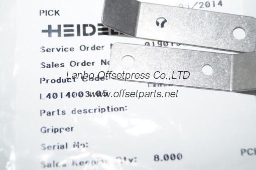 HD press original gripper L4.014.003-05 for offset printing machine made in Germany