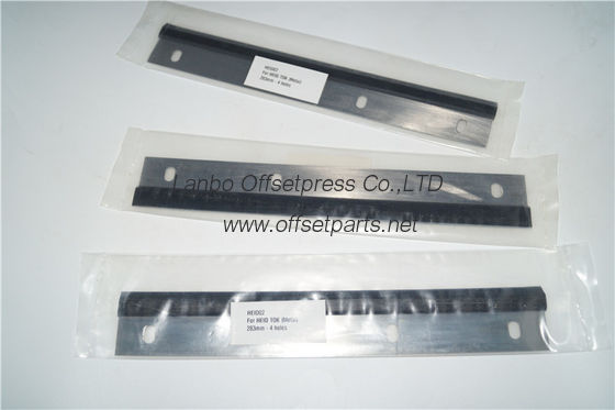 HD press wash up blade 283mm -4holes for offset printing machine