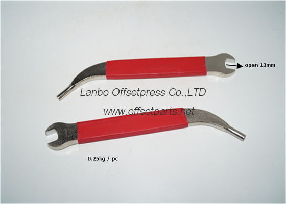 HD press rapid spanner 0.25kg with opening 13mm for GTO 52 printing machine
