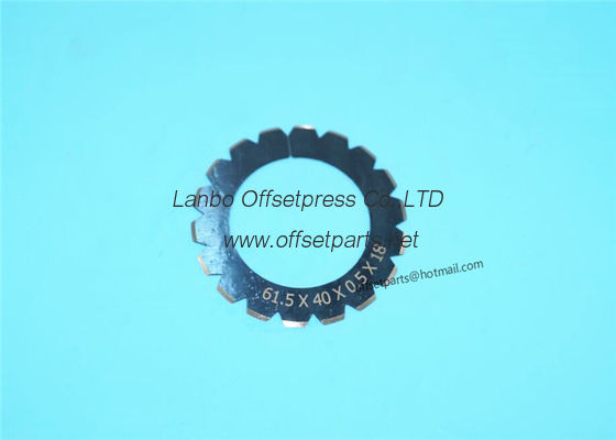 perforating blade for MBO folding machine 61.5x40x0.5mm blade V teeth shape 12&15&16&18&28&7teeth