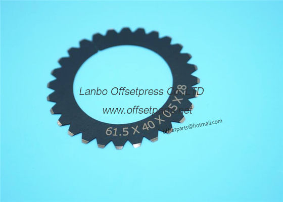 perforating blade for MBO folding machine 61.5x40x0.5mm blade V teeth shape 12&15&16&18&28&7teeth